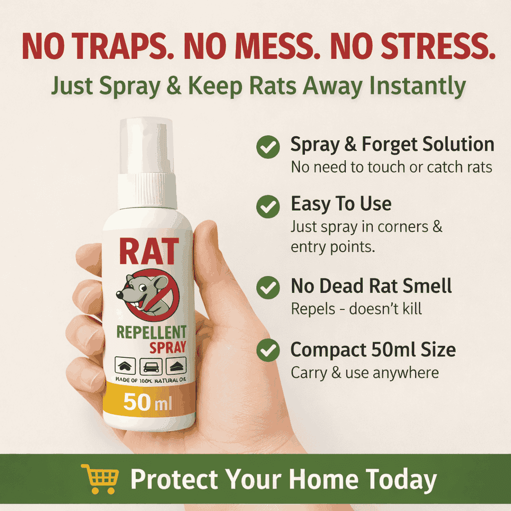 Rat Repellent Spray 50ML (Pack of 3)