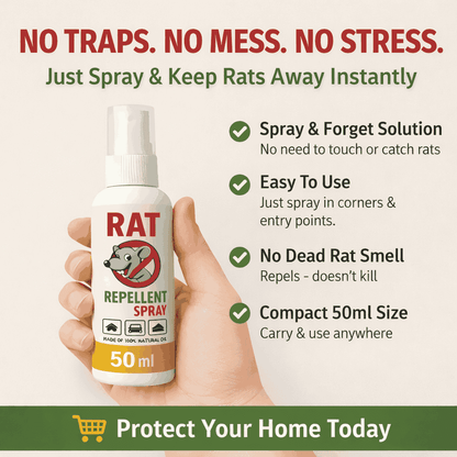 Rat Repellent Spray 50ML (Pack of 3)